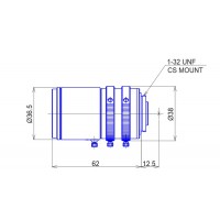 1/2-inch 9-20mm F1.6-22 Megapixel Day & Night Lens